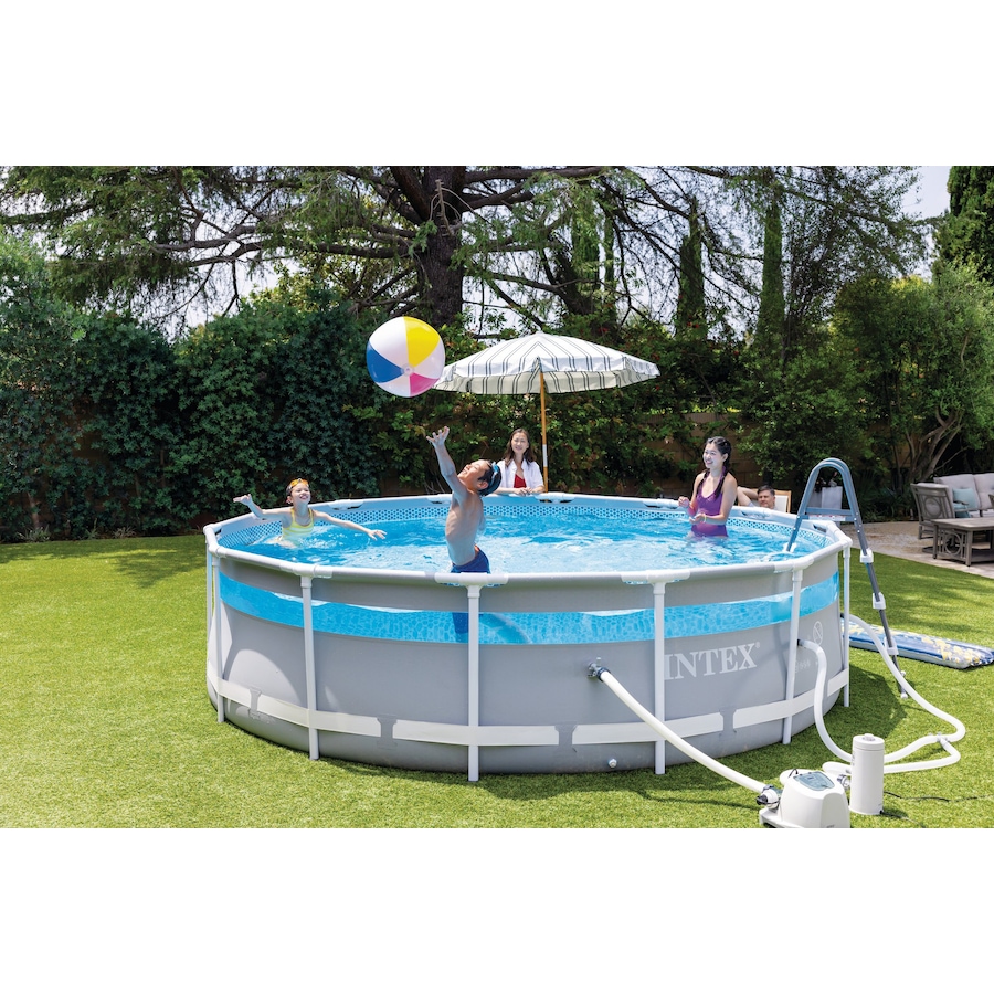 Image 754390_ALTMORE1.jpg, Product 754-390 / Price $779.99, Intex 14' x 42" Prism Frame Clearview Premium Pool Set from Intex on TSC.ca's Home & Garden department