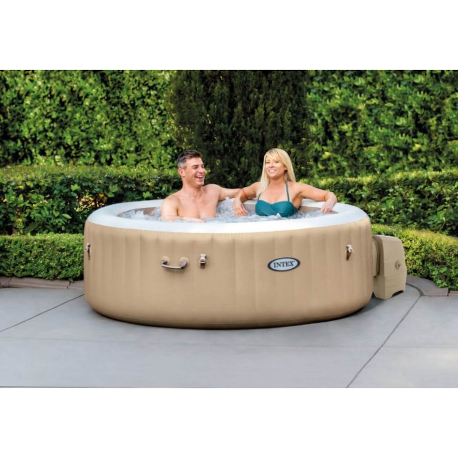 Image 754409_ALTMORE1.jpg, Product 754-409 / Price $899.99, Intex 4-Person Sahara Tan Round Bubble Spa Set from Intex on TSC.ca's Home & Garden department