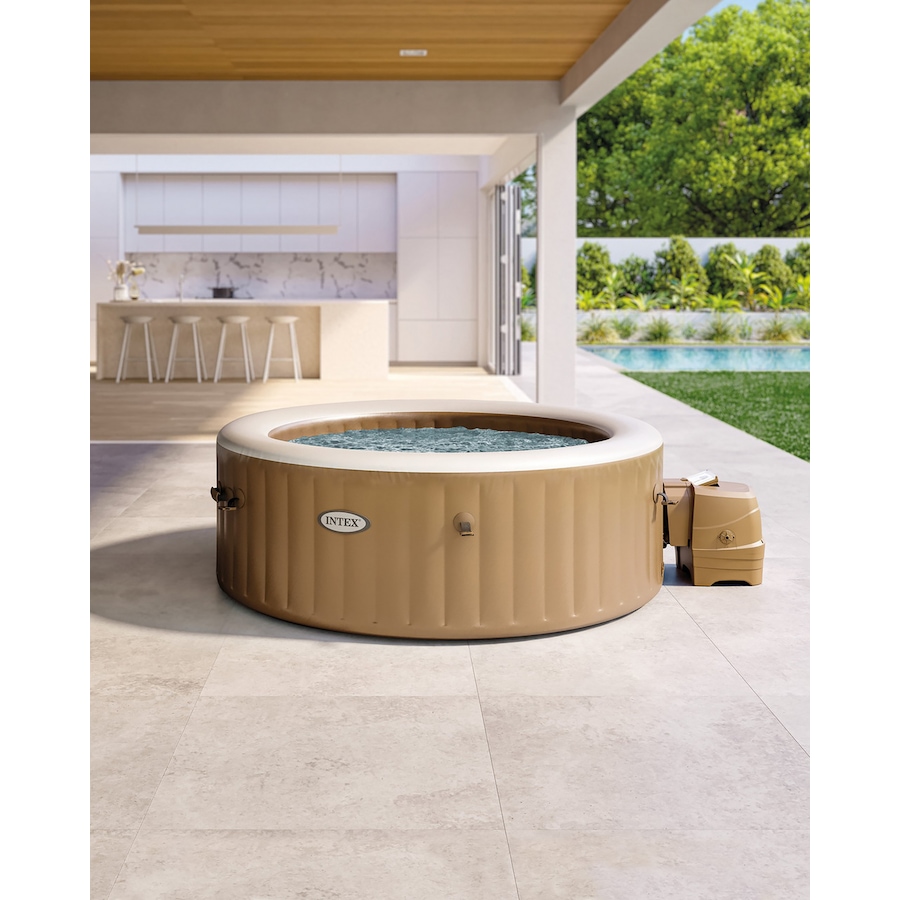 Image 754409_ALTMORE5.jpg, Product 754-409 / Price $899.99, Intex 4-Person Sahara Tan Round Bubble Spa Set from Intex on TSC.ca's Home & Garden department