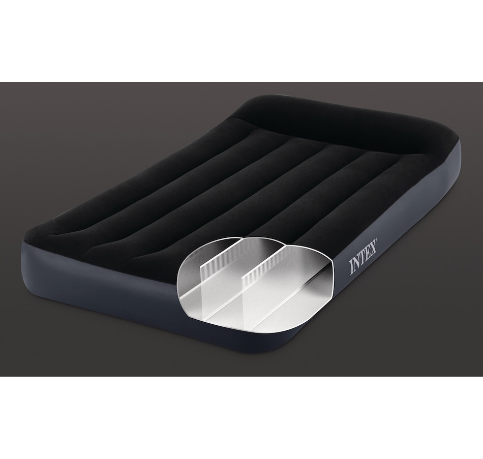 Image 754435_ALTMORE4.jpg, Product 754-435 / Price $69.99, Intex Twin Pillow Rest Raised Airbed with Fibre-Tech RP from Intex on TSC.ca's Health & Fitness department