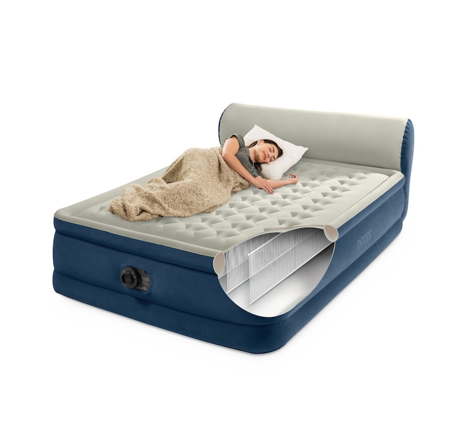 Image 754437_ALTMORE1.jpg, Product 754-437 / Price $149.99, Intex 22" Queen Dual Zone Airbed with Internal Pump from Intex on TSC.ca's Health & Fitness department