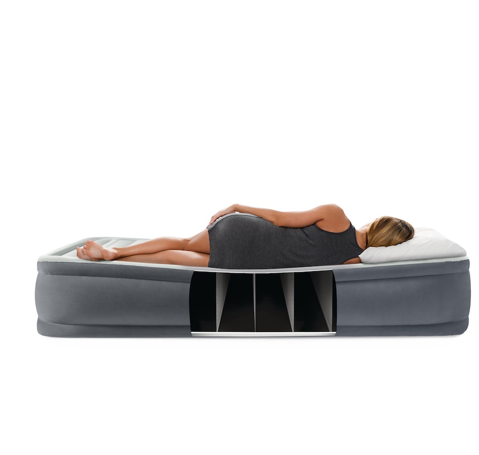 Image 754439_ALTMORE3.jpg, Product 754-439 / Price $149.99 - $169.99, Intex Twin Elevated Airbed with Fiber-Tech from Intex on TSC.ca's Health & Fitness department