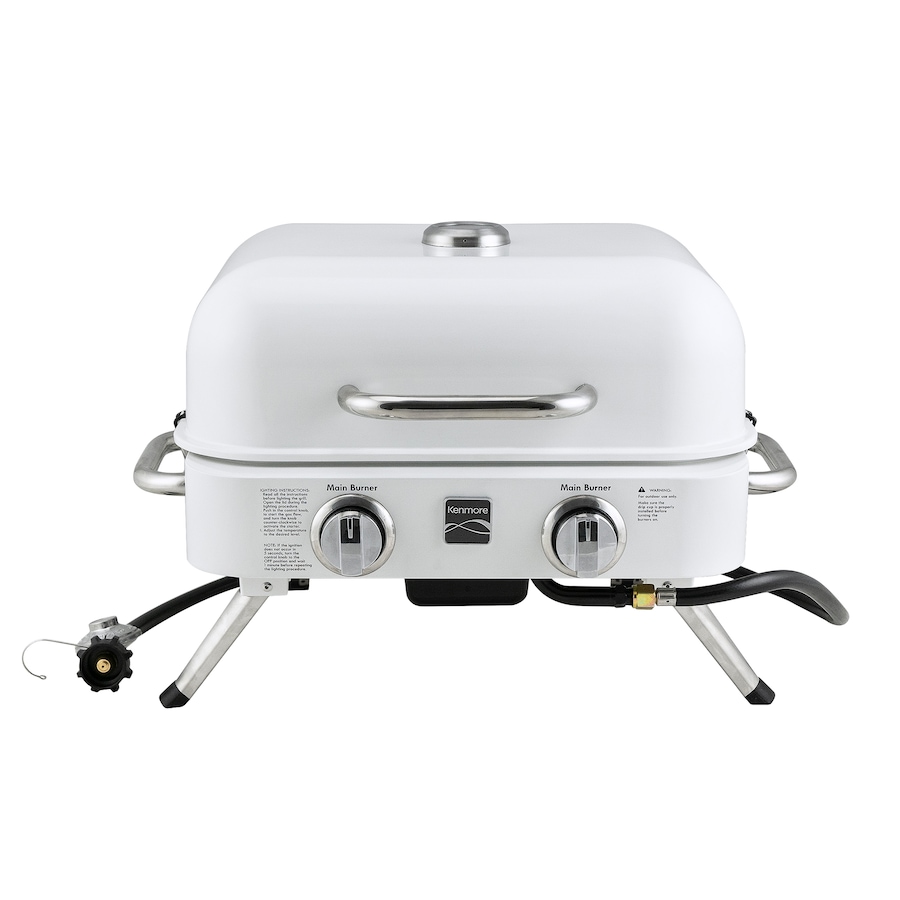 Image 754460_PRL.jpg, Product 754-460 / Price $329.99, Kenmore Two-Burner Retro Tabletop Gas Grill from Kenmore on TSC.ca's Home & Garden department