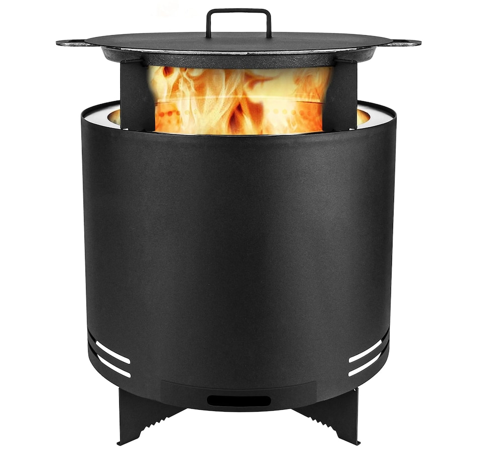 Image 754466.jpg, Product 754-466 / Price $299.99, London Sunshine Portable Smokeless Fire Pit with Grill from London Sunshine on TSC.ca's Home & Garden department