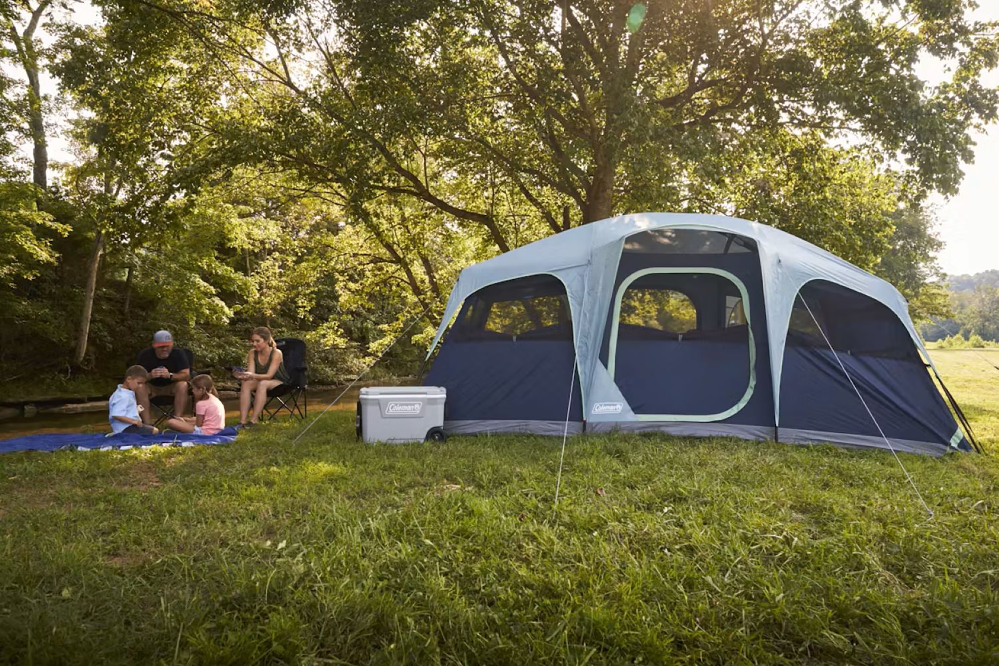 Coleman 10-Person Sunlodge Teo-Door Conventional Cabin Tent - TSC.ca