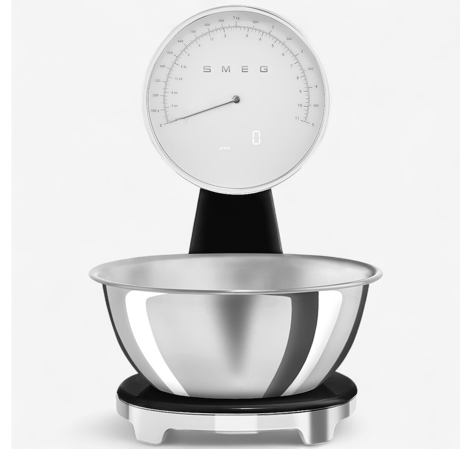 Image 754525_BLK.jpg, Product 754-525 / Price $249.99, SMEG Analogue and Digital Kitchen Scale from Smeg on TSC.ca's Kitchen department
