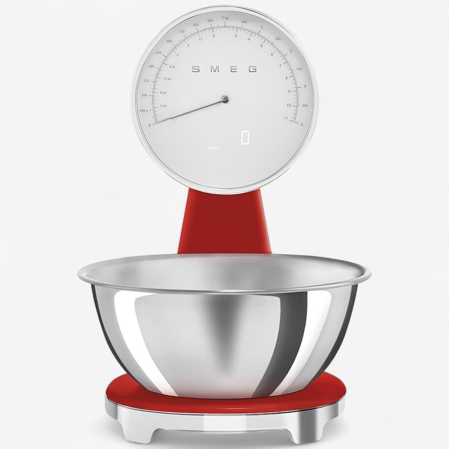 Image 754525_RED.jpg, Product 754-525 / Price $249.99, SMEG Analogue and Digital Kitchen Scale from Smeg on TSC.ca's Kitchen department