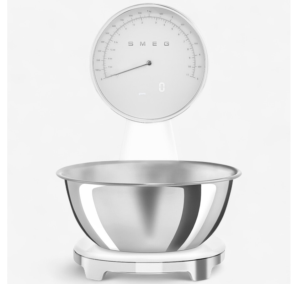 Image 754525_WHT.jpg, Product 754-525 / Price $249.99, SMEG Analogue and Digital Kitchen Scale from Smeg on TSC.ca's Kitchen department