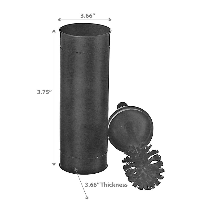 Image 754551_ALTMORE2.jpg, Product 754-551 / Price $24.99, IH Casadecor Metal Toilet Brush Holder (black) from IH Casa Decor on TSC.ca's Home & Garden department