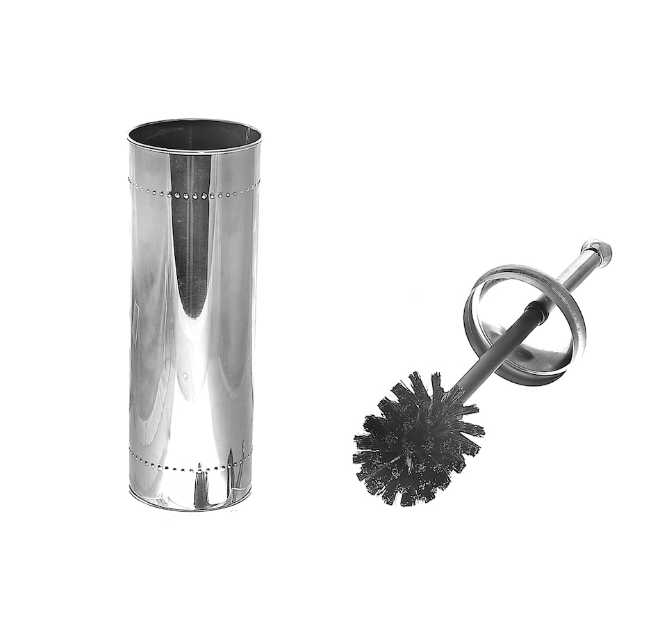 Image 754552.jpg, Product 754-552 / Price $24.99, IH Casadecor Metal Toilet Brush Holder (silver) from IH Casa Decor on TSC.ca's Home & Garden department