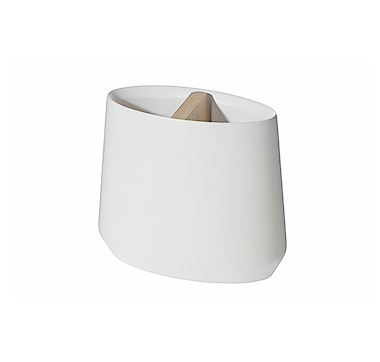 IH Casadecor Polyresin Toothbrush Holder with Wood