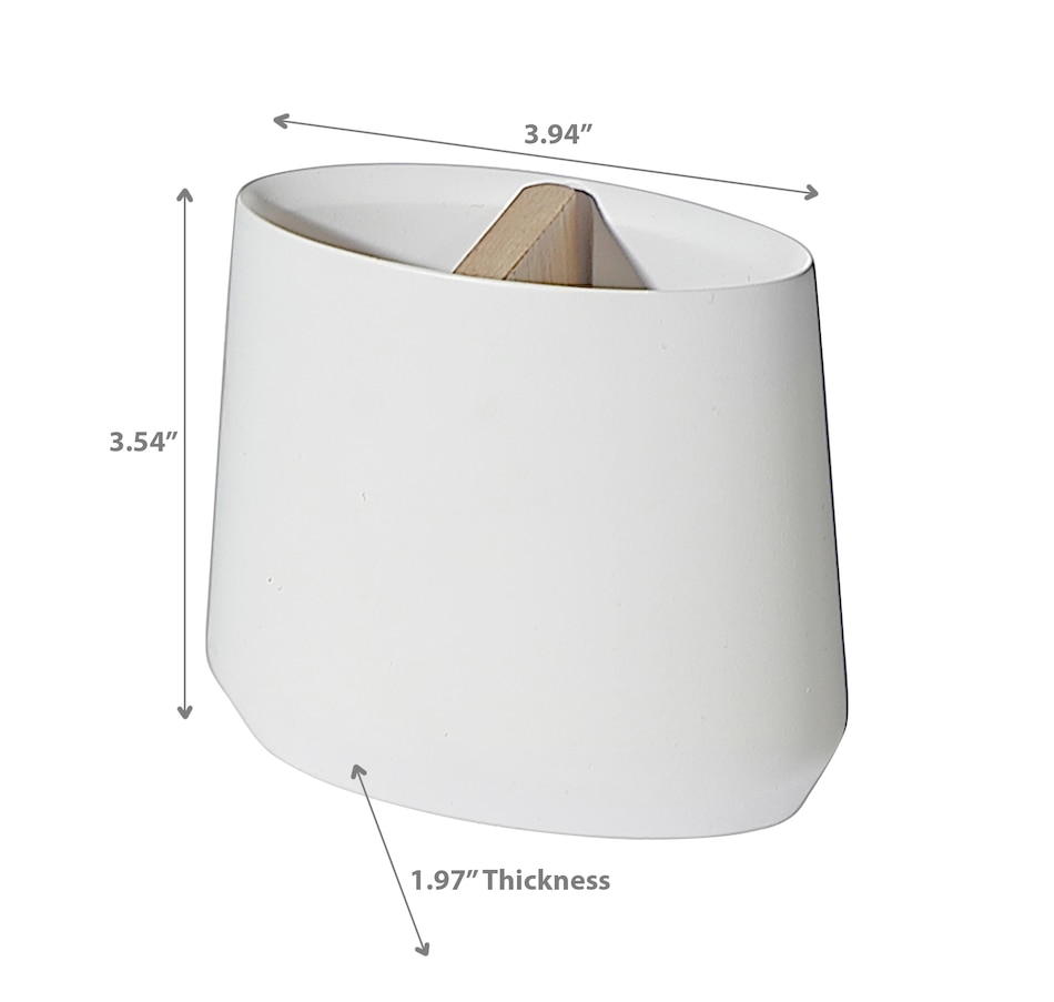 Image 754556_ALTMORE2.jpg, Product 754-556 / Price $19.99, IH Casadecor Polyresin Toothbrush Holder with Wood from IH Casa Decor on TSC.ca's Home & Garden department