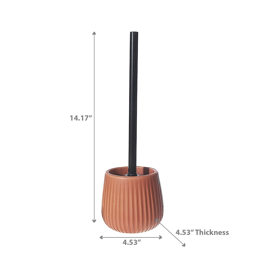 Image 754572_ALTMORE2.jpg, Product 754-572 / Price $24.99, IH Casadecor Toilet Brush Holder with Stainless Steel Handle Clay from IH Casa Decor on TSC.ca's Home & Garden department
