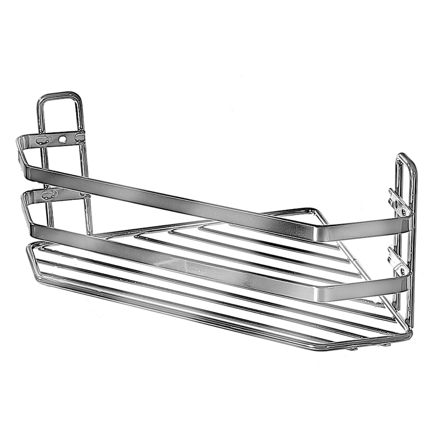 Image 754574.jpg, Product 754-574 / Price $19.99, IH Casadecor Chrome Corner One-Shelf Caddy from IH Casa Decor on TSC.ca's Home & Garden department