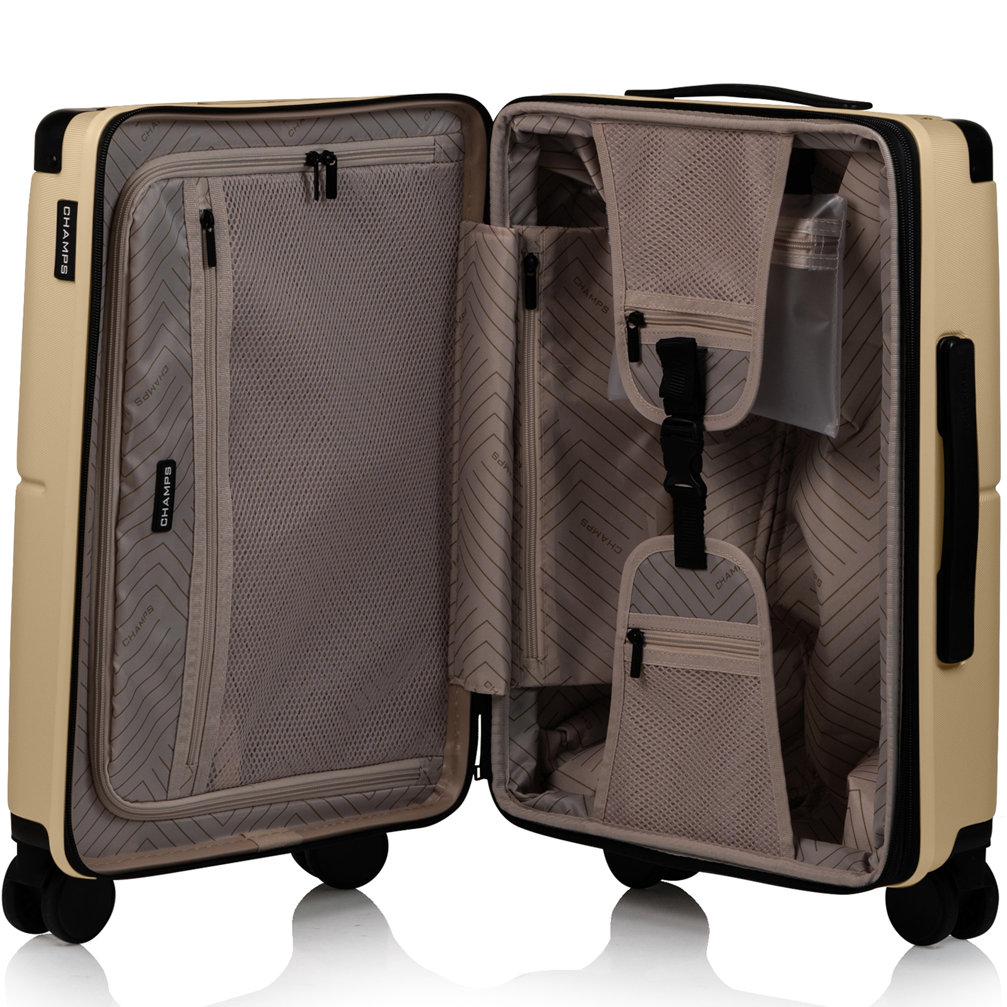 Champs Luggage Earth Collection - 3-Piece Hard Side Spinner