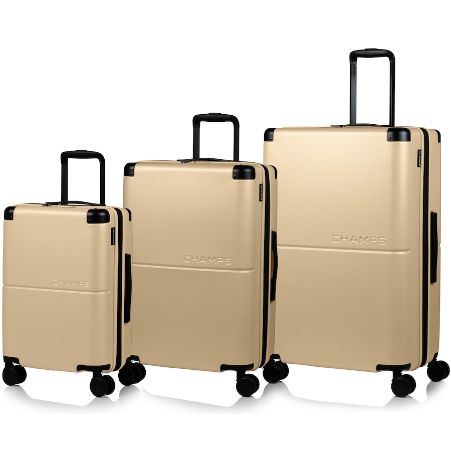 Image 754576_SAN.jpg, Product 754-576 / Price $349.99, Champs Luggage Earth Collection - 3-Piece Hard Side Spinner Expandable Luggage Set from Champs on TSC.ca's Home & Garden department