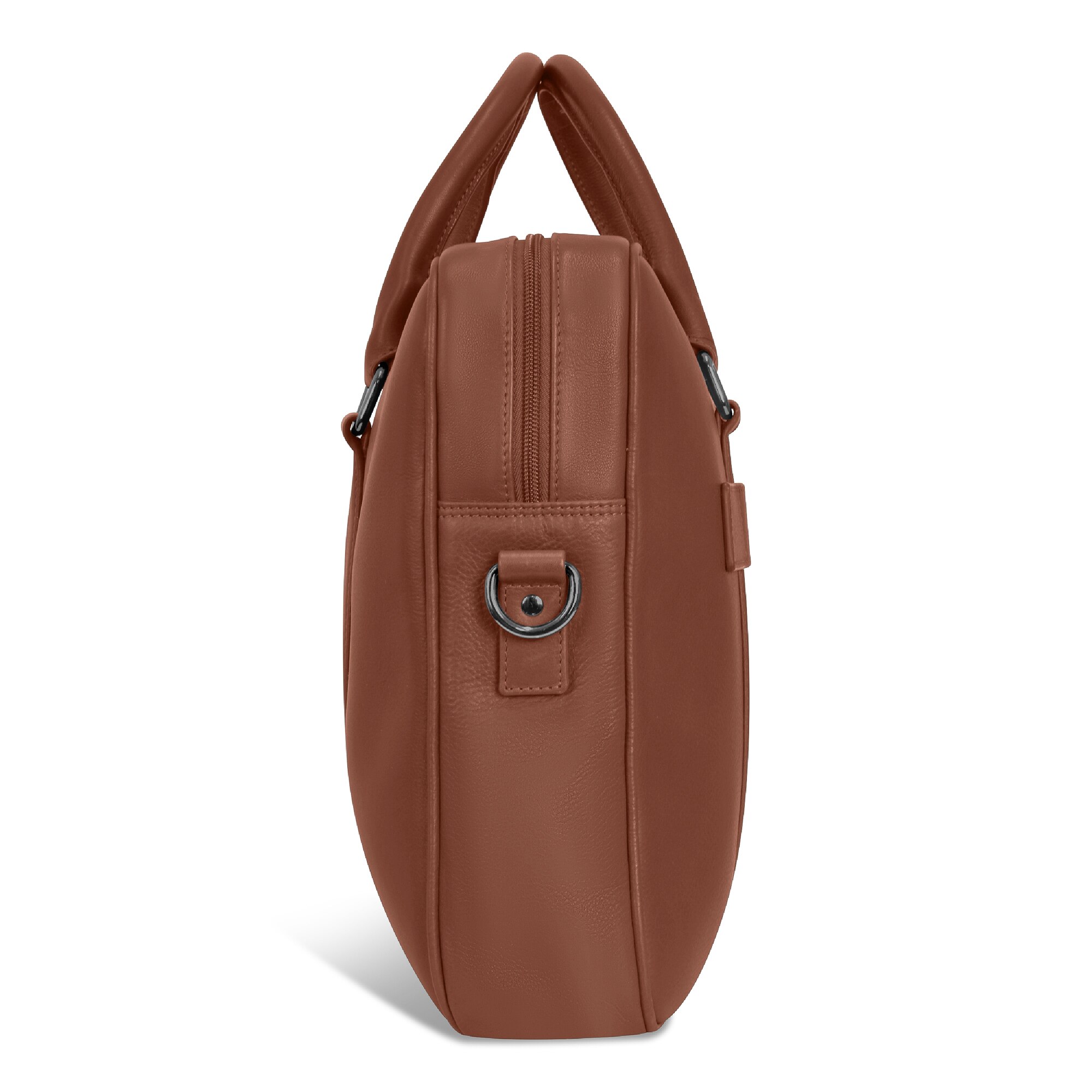Champs Onyx Leather Slim Briefcase - TSC.ca