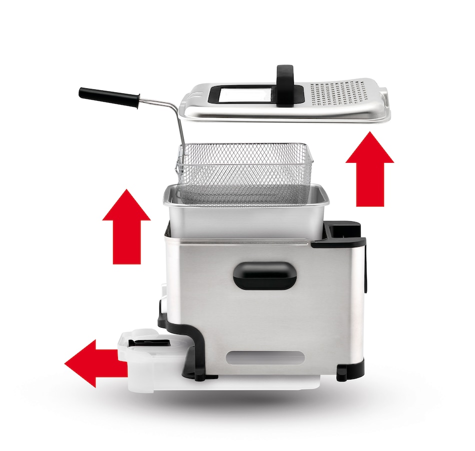 Image 754603_ALTMORE1.jpg, Product 754-603 / Price $129.99, T-fal EZ Clean-Deep Fryer (low odour XL deep fat fryer, 3.5L) from T-Fal on TSC.ca's Kitchen department