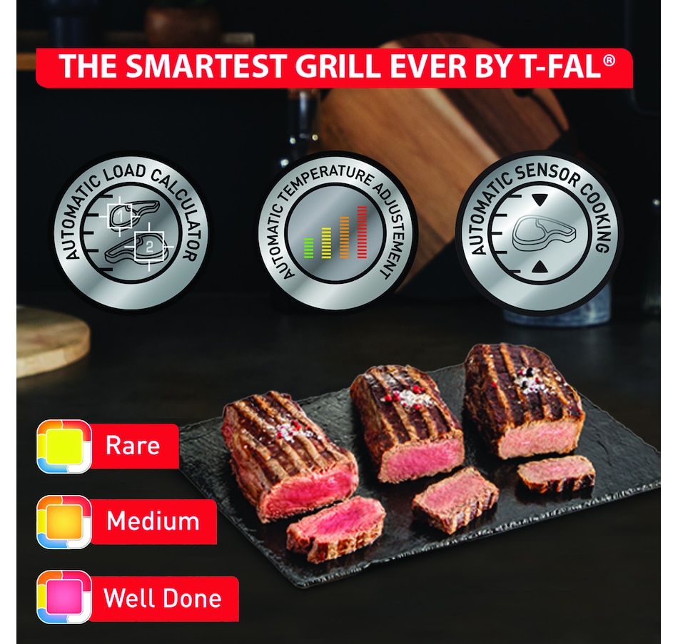 Image 754604_ALTMORE3.jpg, Product 754-604 / Price $199.99, T-fal OptiGrill+ Countertop Grill from T-Fal on TSC.ca's Kitchen department