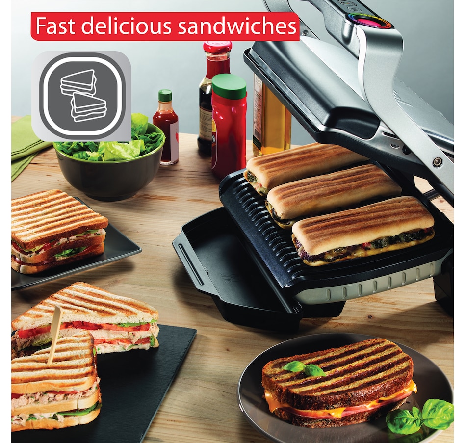 Image 754604_ALTMORE6.jpg, Product 754-604 / Price $199.99, T-fal OptiGrill+ Countertop Grill from T-Fal on TSC.ca's Kitchen department