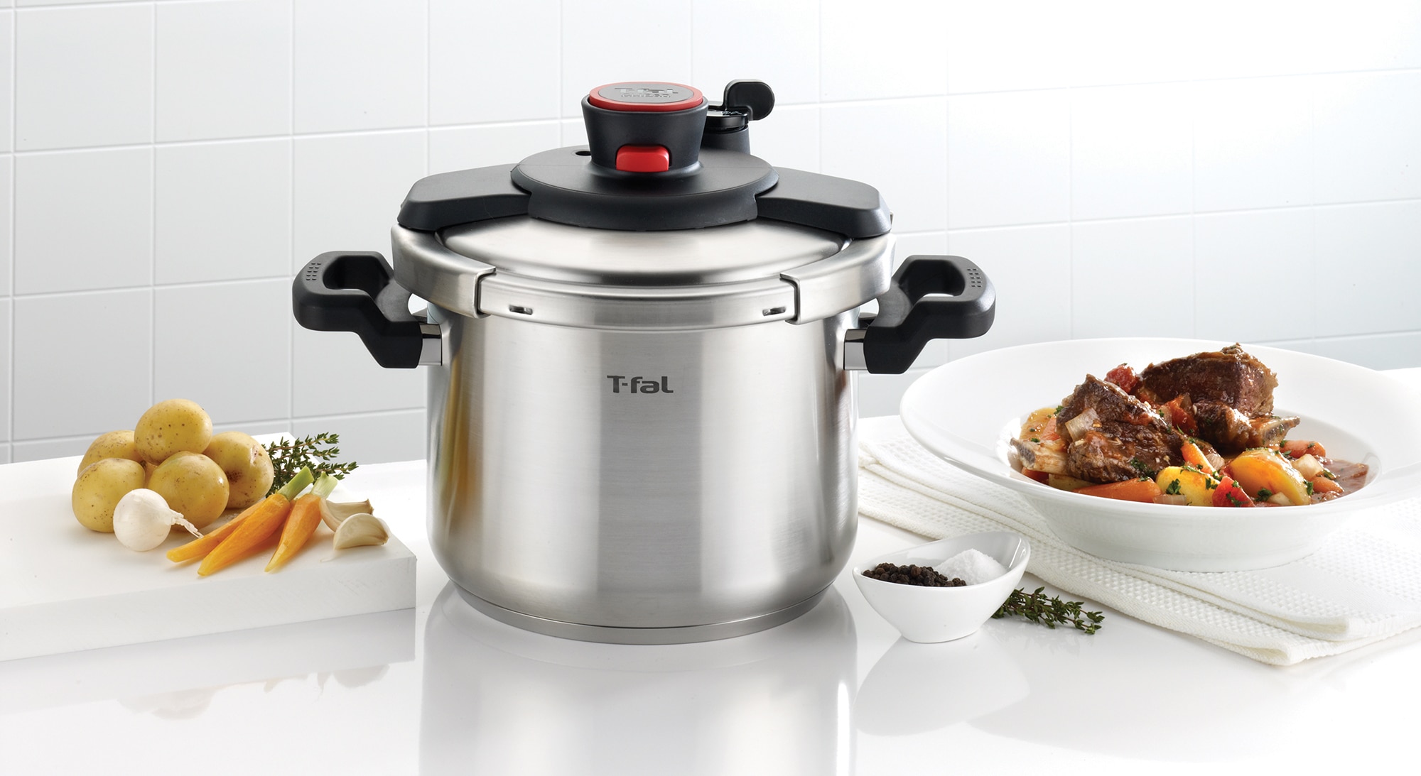 T-fal Clipso Pressure Cooker (stainless steel, 6L) - TSC.ca