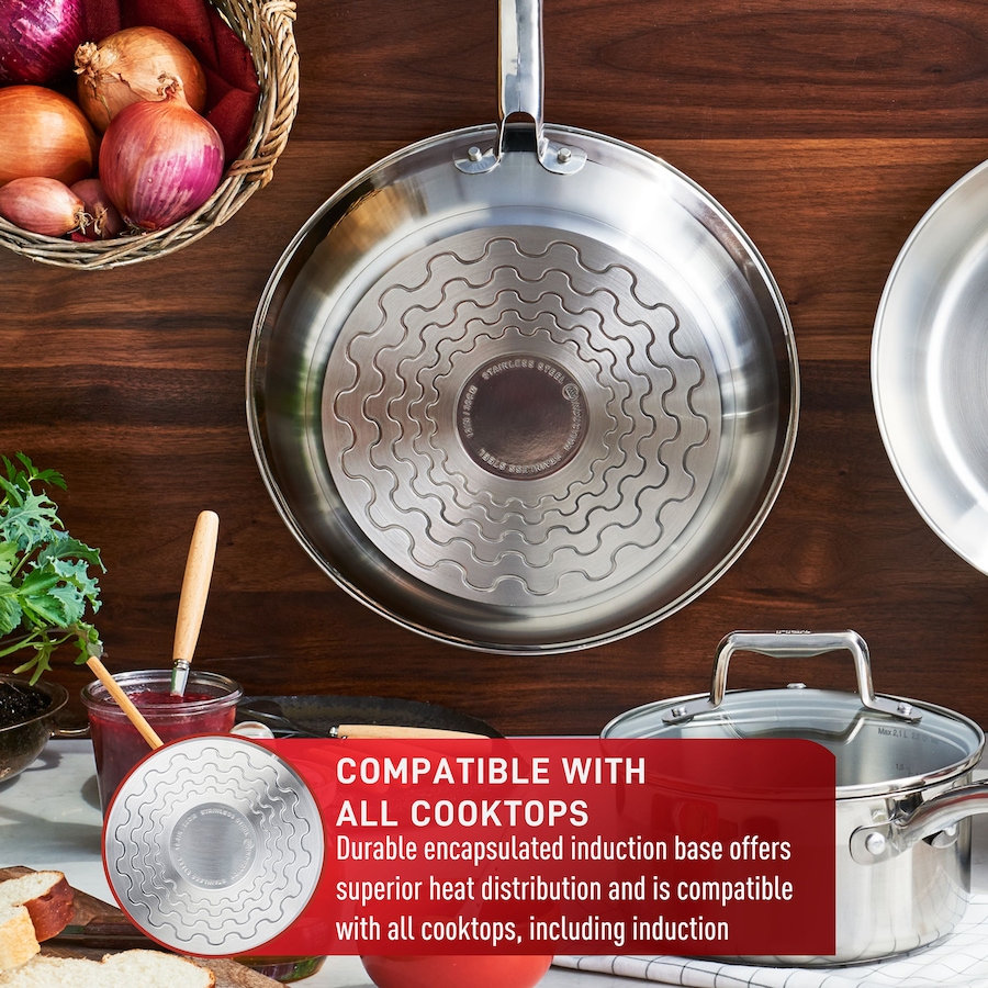 Image 754609_ALTMORE4.jpg, Product 754-609 / Price $169.99, T-fal Stainless Steel 10-Piece Cookware Set  from T-Fal on TSC.ca's Kitchen department