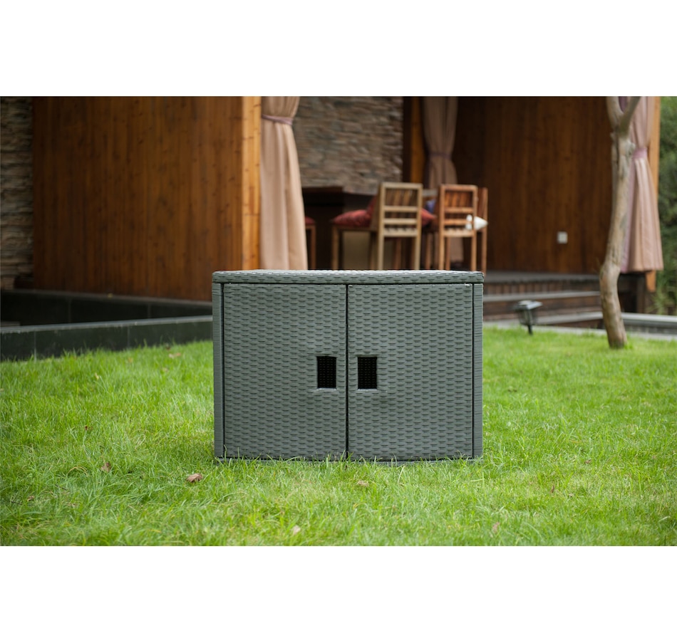 Image 754662_ALTMORE4.jpg, Product 754-662 / Price $299.99, MSpa Accessories Wicker Cabinet Storage Unit for Round Spa from MSPA on TSC.ca's Home & Garden department