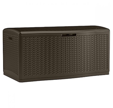 Suncast 124-Gallon Herringbone Deck Box