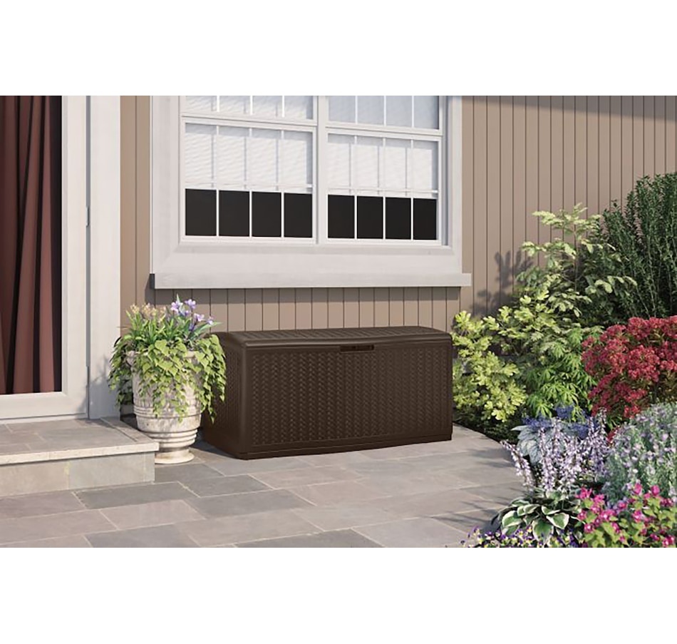 Image 754665_ALTMORE2.jpg, Product 754-665 / Price $334.99, Suncast 124-Gallon Herringbone Deck Box from Suncast on TSC.ca's Home & Garden department