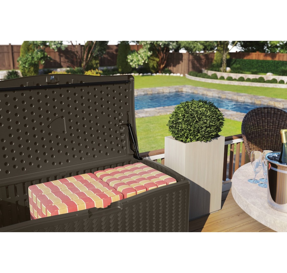 Image 754665_ALTMORE3.jpg, Product 754-665 / Price $334.99, Suncast 124-Gallon Herringbone Deck Box from Suncast on TSC.ca's Home & Garden department