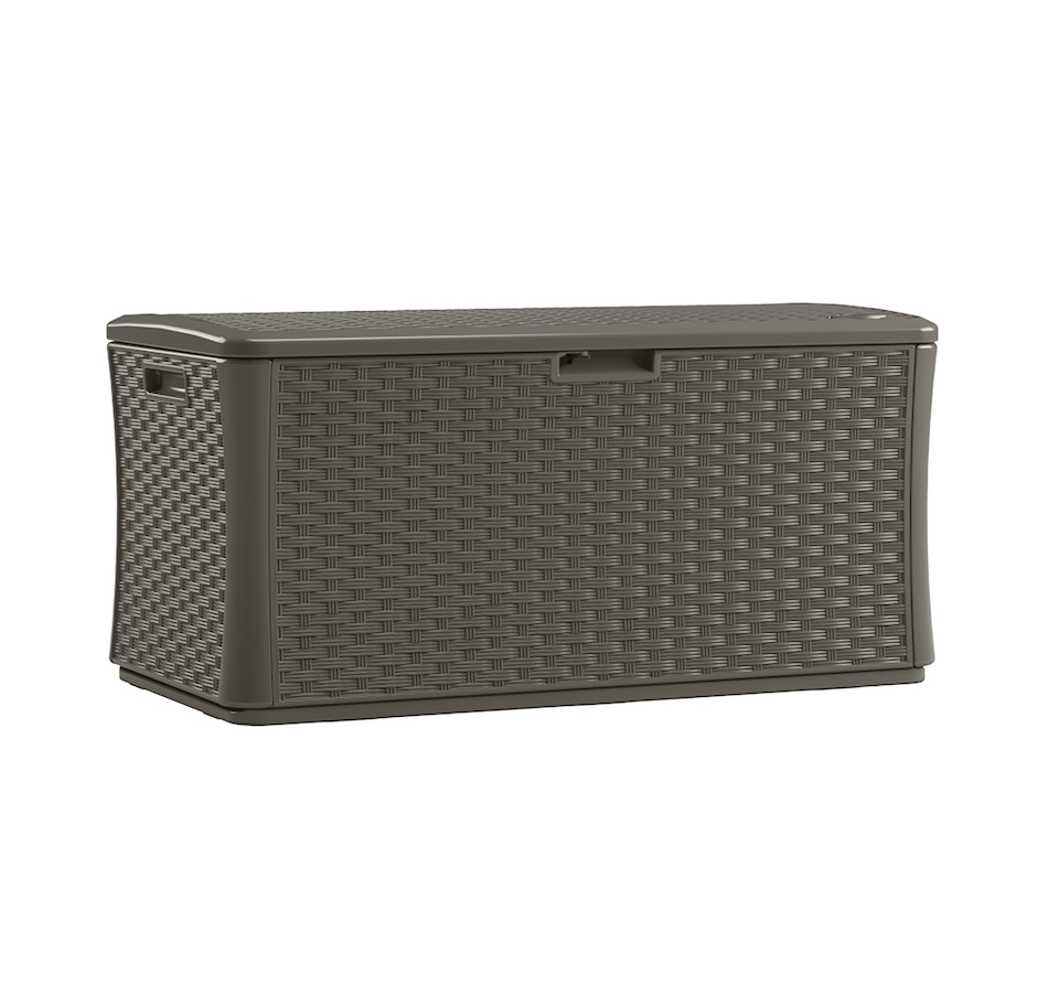 Suncast 134-Gallon Extra Large Wicker Deck Box