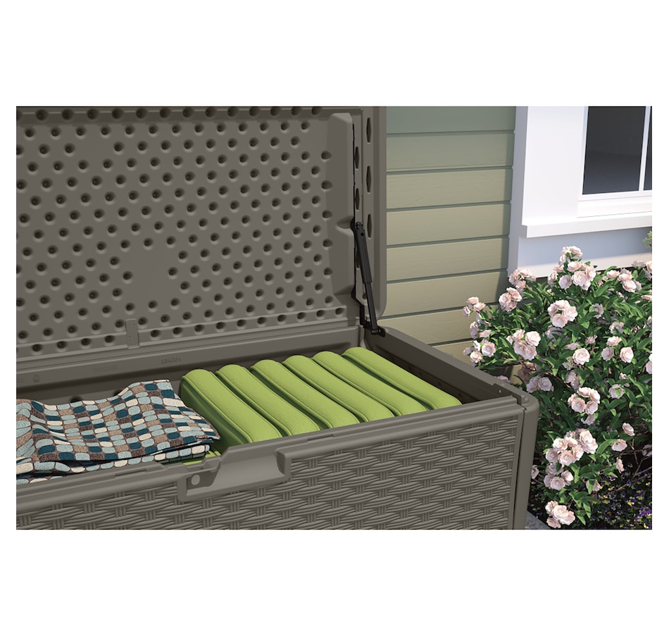 Image 754666_ALTMORE1.jpg, Product 754-666 / Price $334.99, Suncast 134-Gallon Extra Large Wicker Deck Box from Suncast on TSC.ca's Home & Garden department