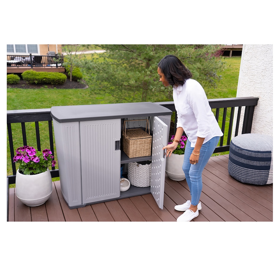 Image 754671_ALTMORE7.jpg, Product 754-671 / Price $299.99, Suncast 130-Gallon Backyard Oasis Storage Unit from Suncast on TSC.ca's Home & Garden department