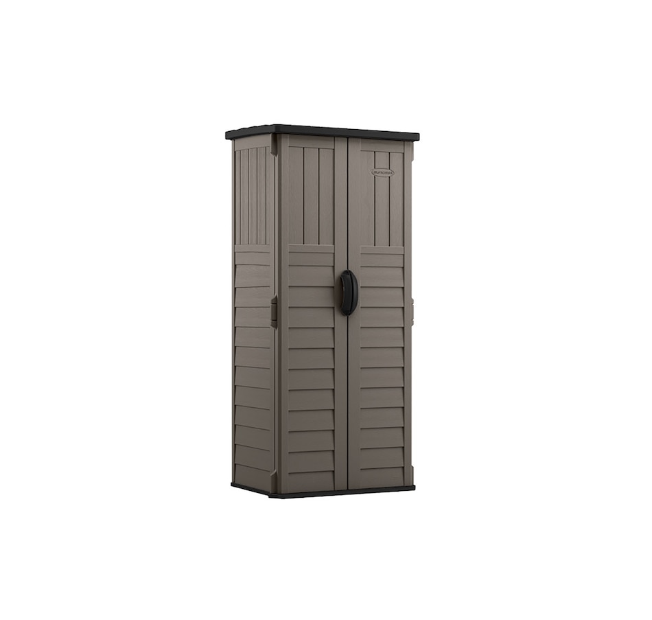 Image 754673.jpg, Product 754-673 / Price $329.99, Suncast Vertical Shed (stoney) from Suncast on TSC.ca's Home & Garden department