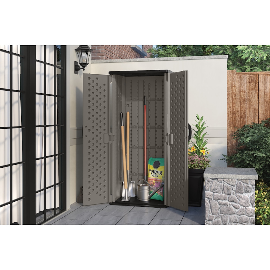 Image 754673_ALTMORE4.jpg, Product 754-673 / Price $329.99, Suncast Vertical Shed (stoney) from Suncast on TSC.ca's Home & Garden department