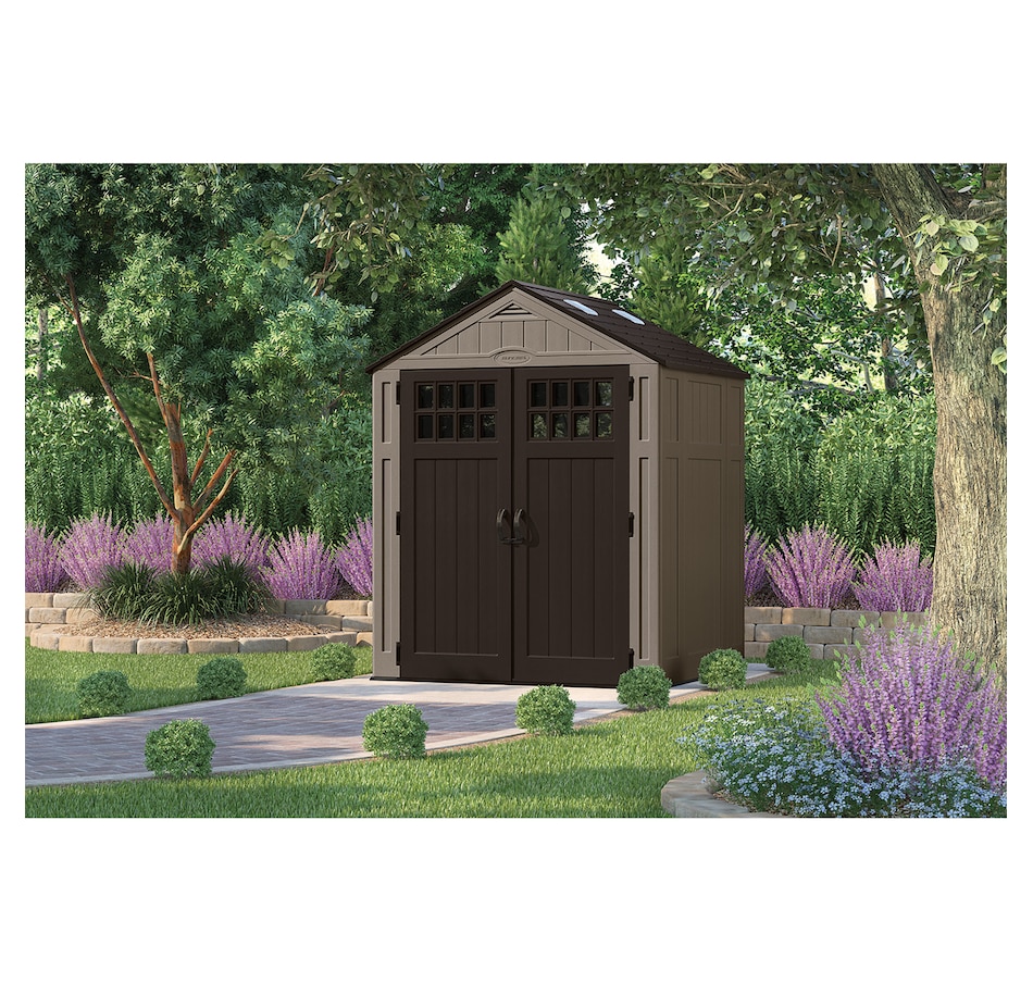 Image 754677_ALTMORE2.jpg, Product 754-677 / Price $1,249.99, Suncast Everett 6' x 5' Storage Shed from Suncast on TSC.ca's Home & Garden department