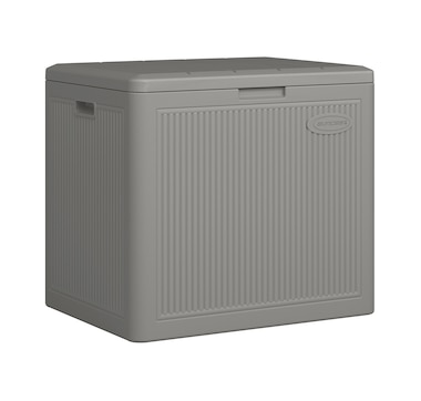 Suncast 22-Gallon Small Deck Box with Storage Seat 