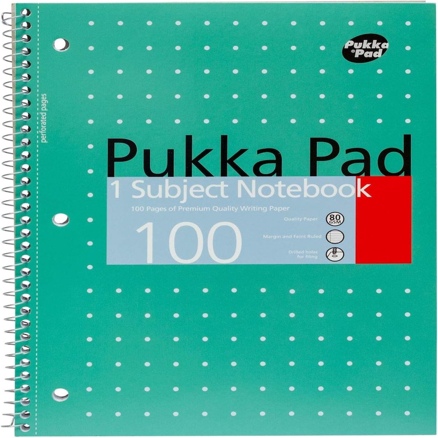Image 754787_TLE.jpg, Product 754-787 / Price $11.99, Pukka Pad Metallic Single Subject Spiral-Bound Notebooks from Pukka Pad on TSC.ca's Home & Garden department