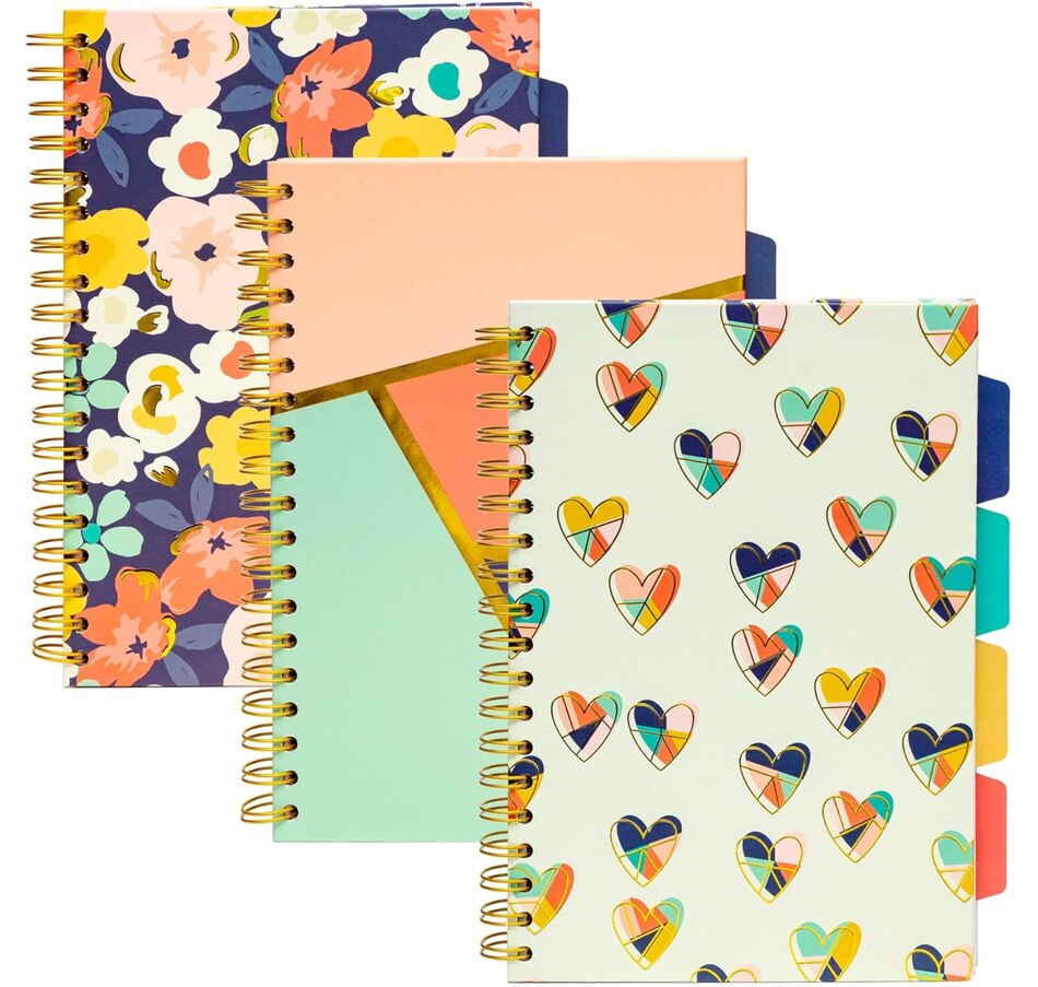Image 754788_MLT.jpg, Product 754-788 / Price $59.99, Pukka Pad Carpe Diem 5-Subject Tabbed-Divider Notebook from Pukka Pad on TSC.ca's Home & Garden department