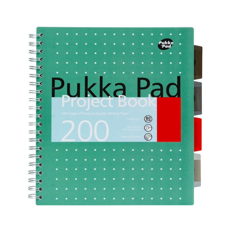 Image 754789_MCGN.jpg, Product 754-789 / Price $21.99, Pukka Pad 5-Subject Spiral Notebook  from Pukka Pad on TSC.ca's Home & Garden department