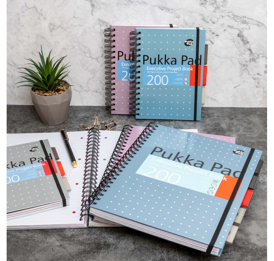 Image 754790_ALTMORE6.jpg, Product 754-790 / Price $21.99, Pukka Pads B5 Metallic Executive Project Books from Pukka Pad on TSC.ca's Home & Garden department