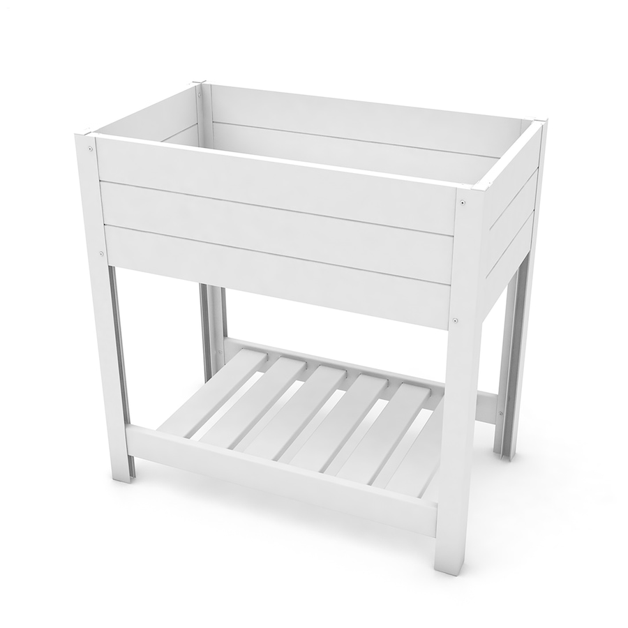 Image 754805.jpg, Product 754-805 / Price $199.99, Vita Vinyl Elevated Garden Planter with Shelf from Vita on TSC.ca's Home & Garden department