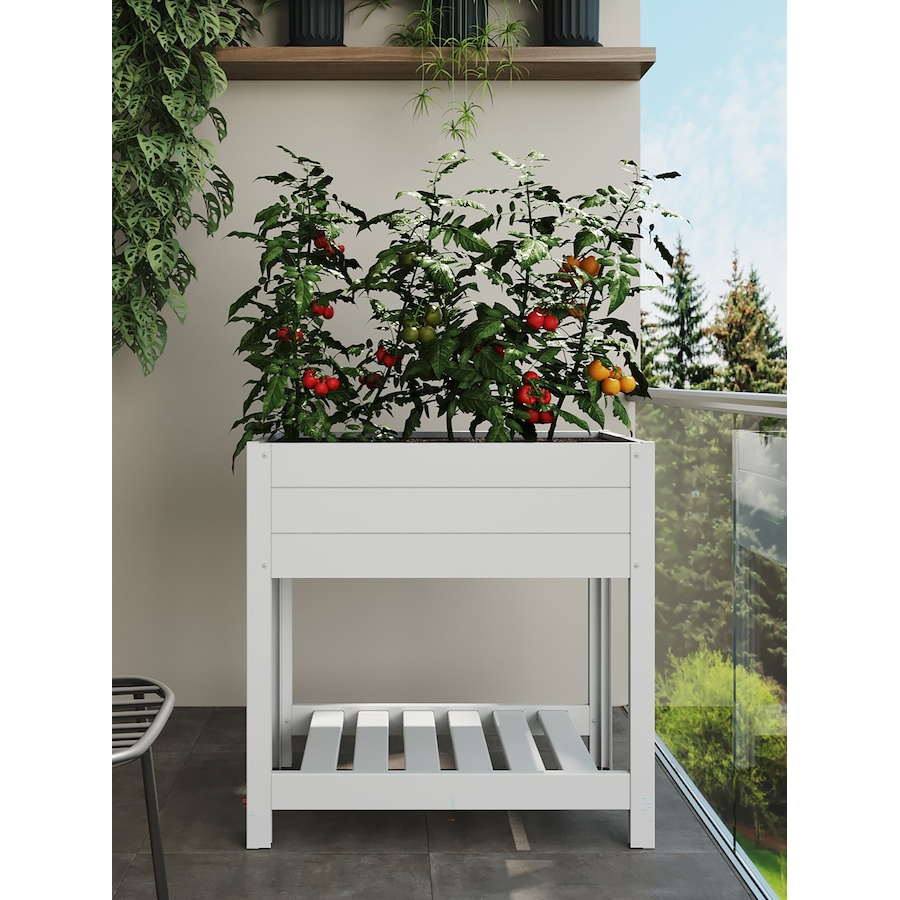 Image 754805_ALTMORE1.jpg, Product 754-805 / Price $199.99, Vita Vinyl Elevated Garden Planter with Shelf from Vita on TSC.ca's Home & Garden department