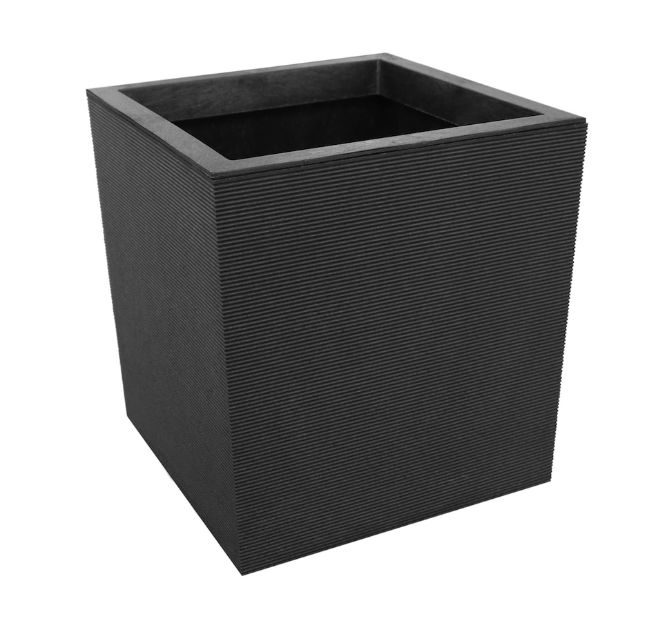 Image 754813.jpg, Product 754-813 / Price $54.99, Tierra Verde Citadel Horizon Medium Recycled Self-Watering Indoor/Outdoor Square Planter from Tierra Verde on TSC.ca's Home & Garden department
