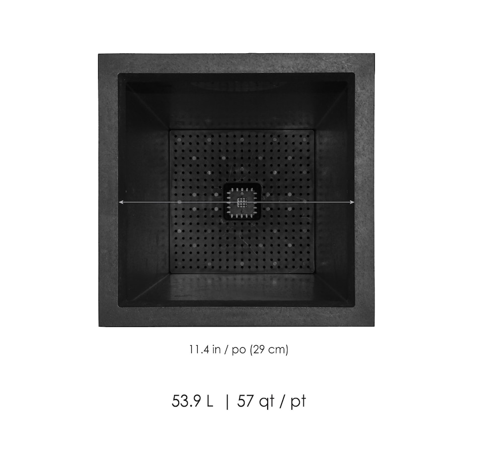 Image 754815_ALTMORE3.jpg, Product 754-815 / Price $99.99, Tierra Verde Citadel Horizon Large Recycled Self-Watering Indoor/Outdoor Column Planter from Tierra Verde on TSC.ca's Home & Garden department