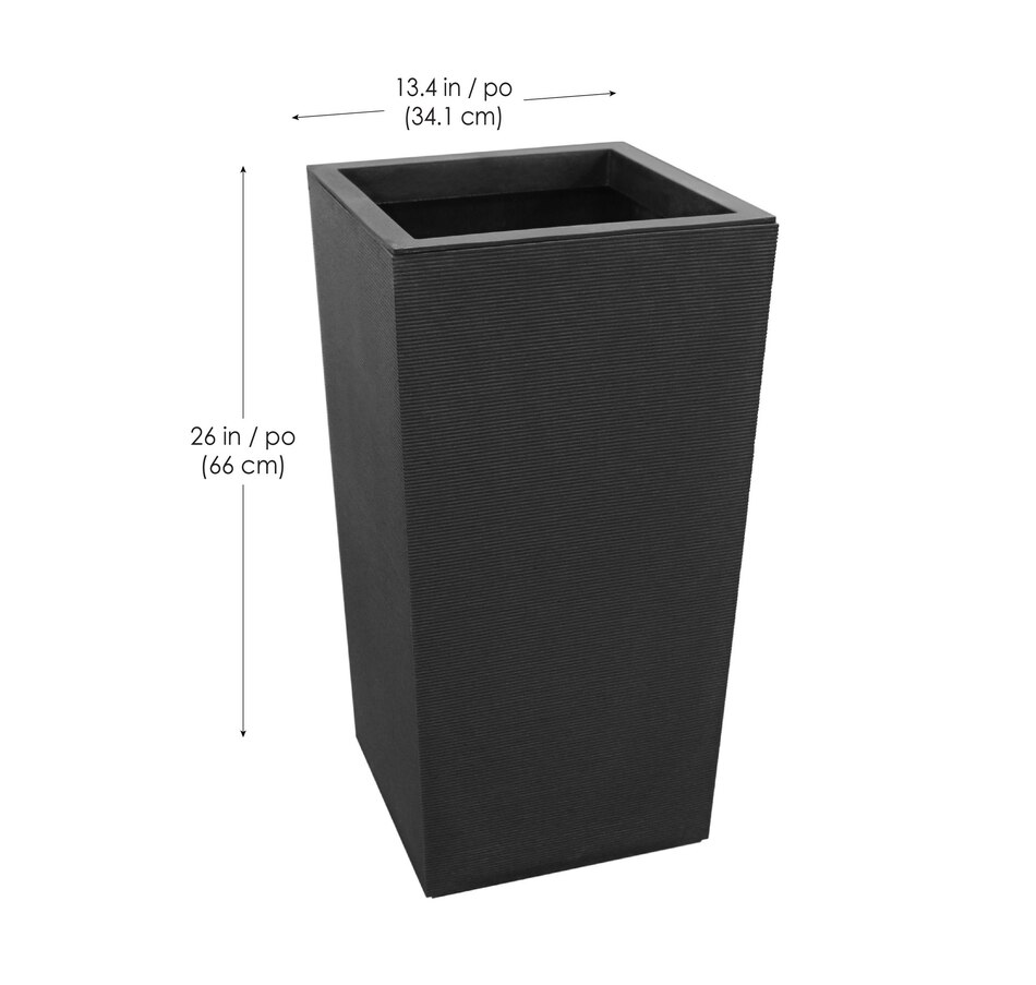 Image 754815_ALTMORE4.jpg, Product 754-815 / Price $99.99, Tierra Verde Citadel Horizon Large Recycled Self-Watering Indoor/Outdoor Column Planter from Tierra Verde on TSC.ca's Home & Garden department