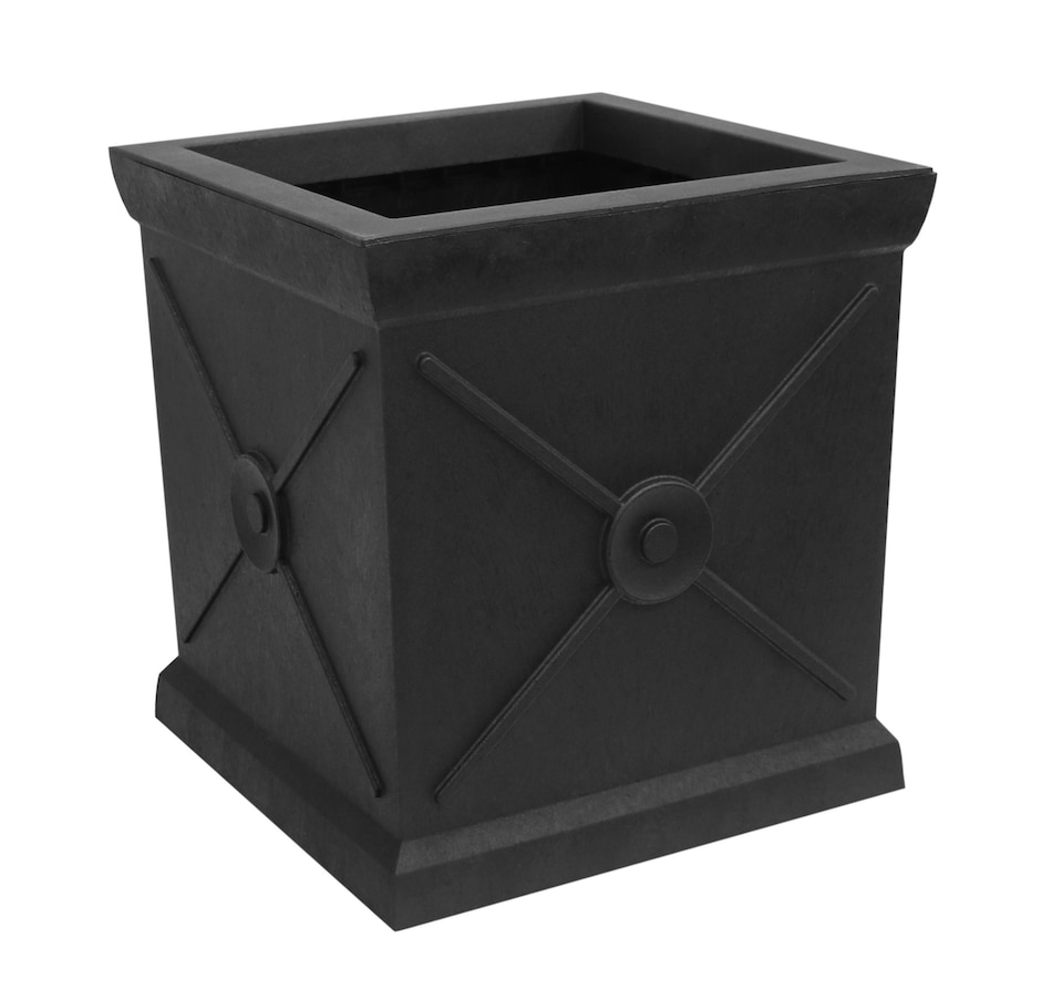 Image 754816.jpg, Product 754-816 / Price $59.99, Tierra Verde 15"W x 16"H Allegro Monarch Square Indoor/Outdoor Self-Watering Planter from Tierra Verde on TSC.ca's Home & Garden department