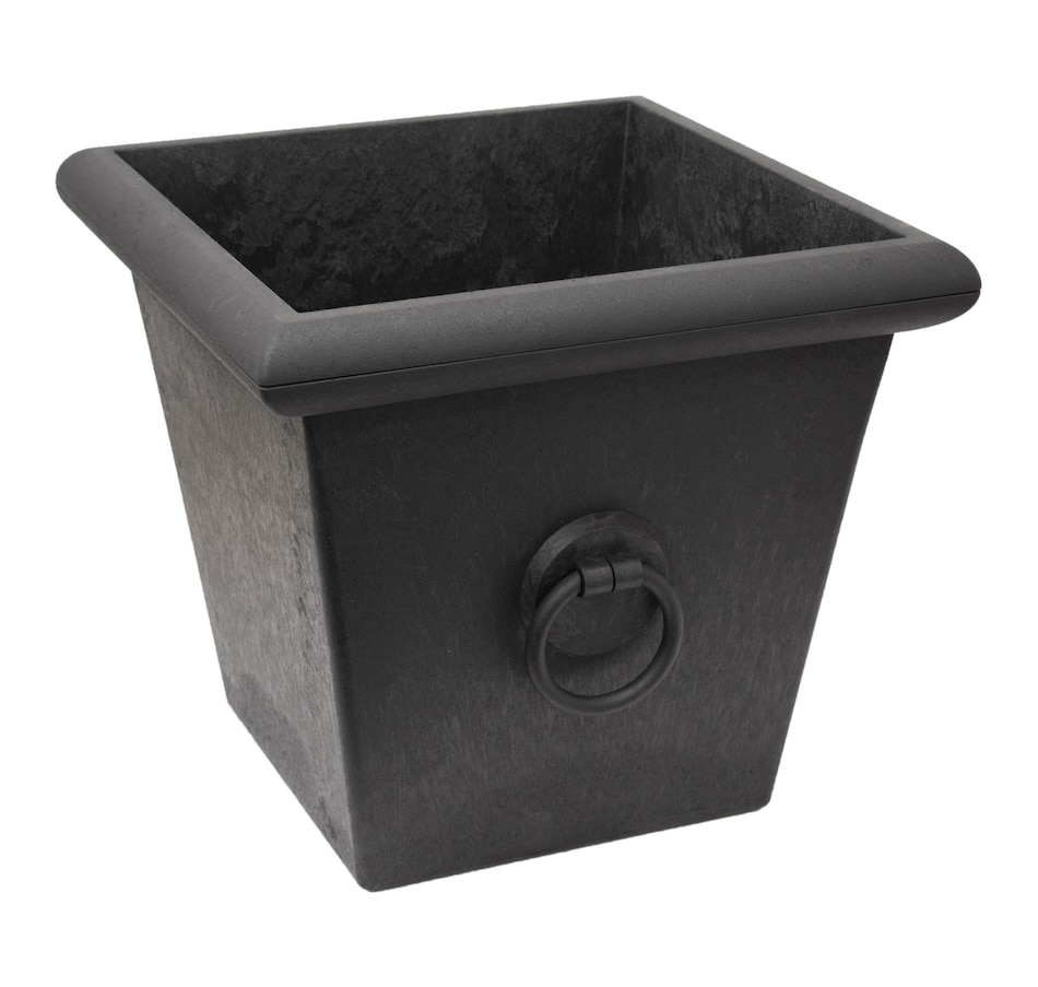 Image 754827.jpg, Product 754-827 / Price $119.99, Tierra Verde Piazza Large Square Statement Recycled Materials Self-Watering Indoor/Outdoor Planter Pot from Tierra Verde on TSC.ca's Home & Garden department