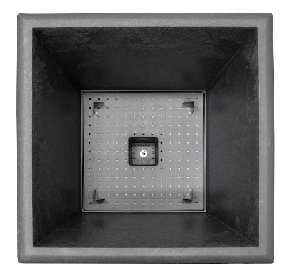 Image 754827_ALTMORE3.jpg, Product 754-827 / Price $119.99, Tierra Verde Piazza Large Square Statement Recycled Materials Self-Watering Indoor/Outdoor Planter Pot from Tierra Verde on TSC.ca's Home & Garden department