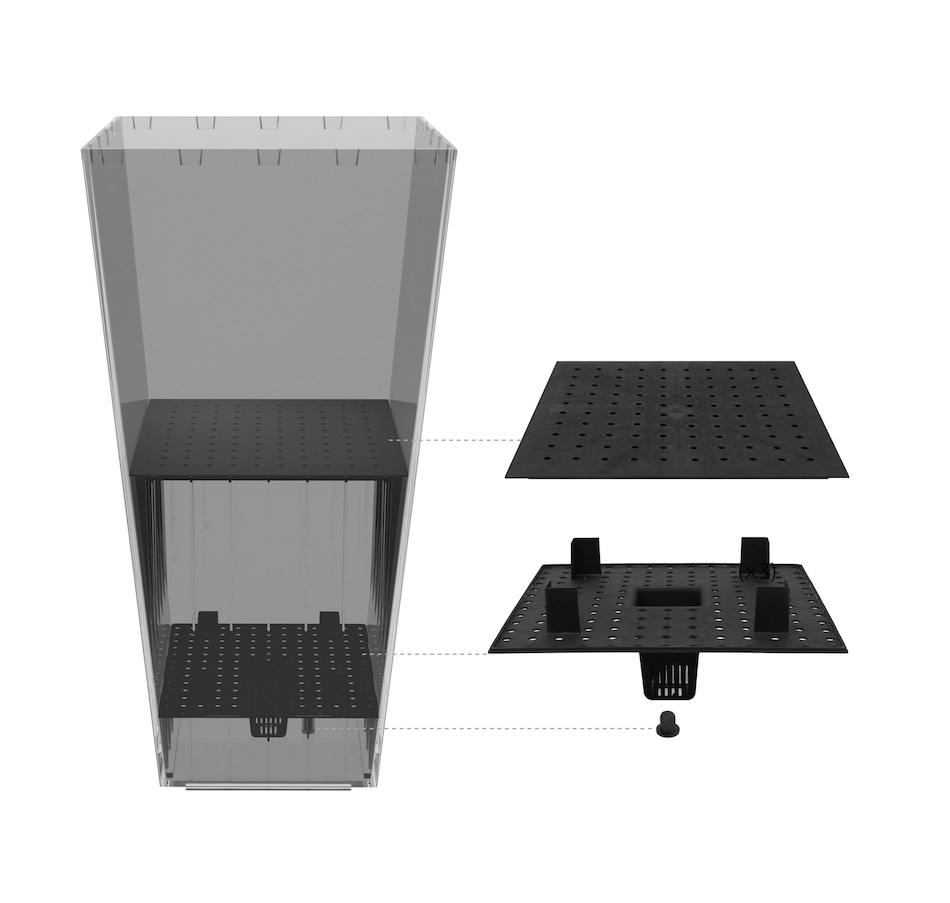 Image 754828_ALTMORE2.jpg, Product 754-828 / Price $154.99, Tierra Verde Sonata Classic Self-Watering Tapered Extra-Large Square Indoor/Outdoor Planter from Tierra Verde on TSC.ca's Home & Garden department
